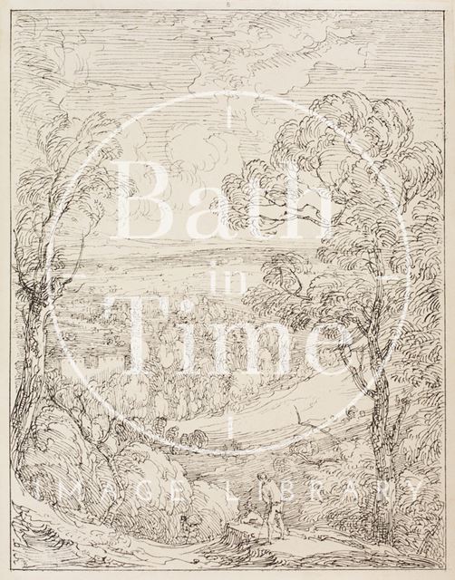 A study in the vicinity of Bath by Thomas Barker 1814