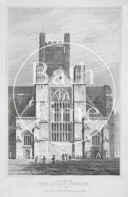 East End of the Abbey Church, Bath (1824) c.1840