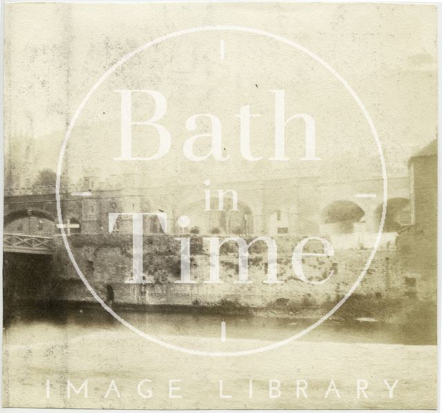 The Old Bridge, Bath 1849