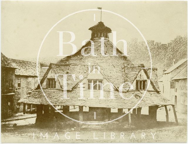 The yarn market, Dunster, Somerset c.1850