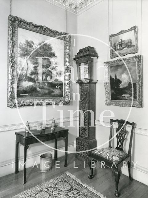 Interior photograph of 1, Sion Hill Place, Bath 1956