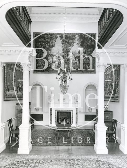 Interior photograph of 1, Sion Hill Place, Bath 1956