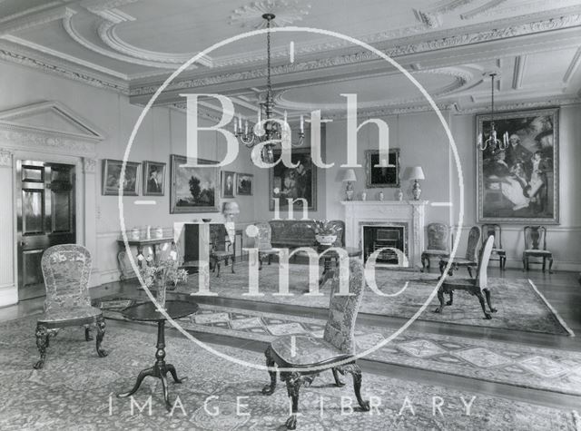 Interior photograph of 1, Sion Hill Place, Bath 1956