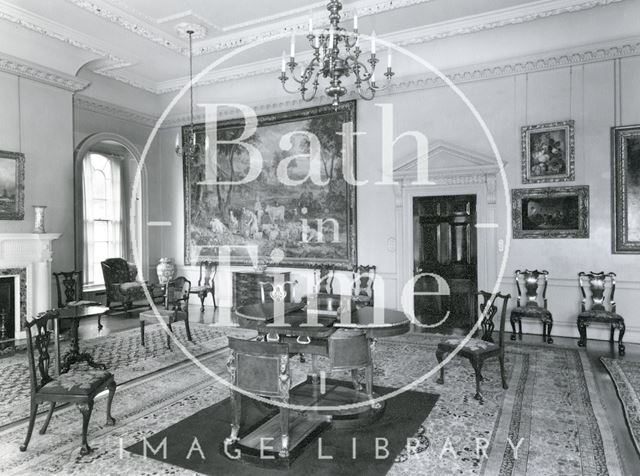 Interior photograph of 1, Sion Hill Place, Bath 1956