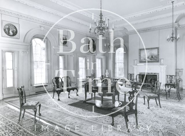 Interior photograph of 1, Sion Hill Place, Bath 1956