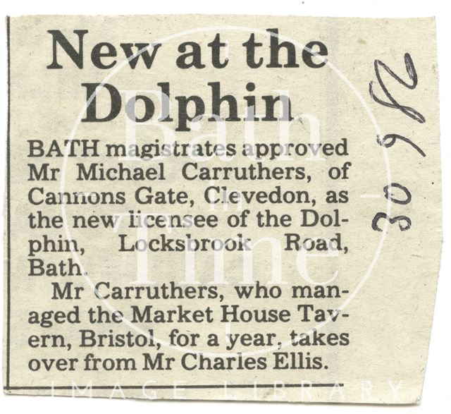 New at the Dolphin - Dolphin Inn, Bath 1986