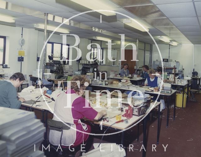 Interior of the Cedric Chivers works at Pucklechurch, Gloucestershire c.1990