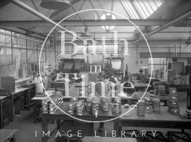 The Cedric Chivers bookbinders, Portway House, Combe Park, Bath 1931