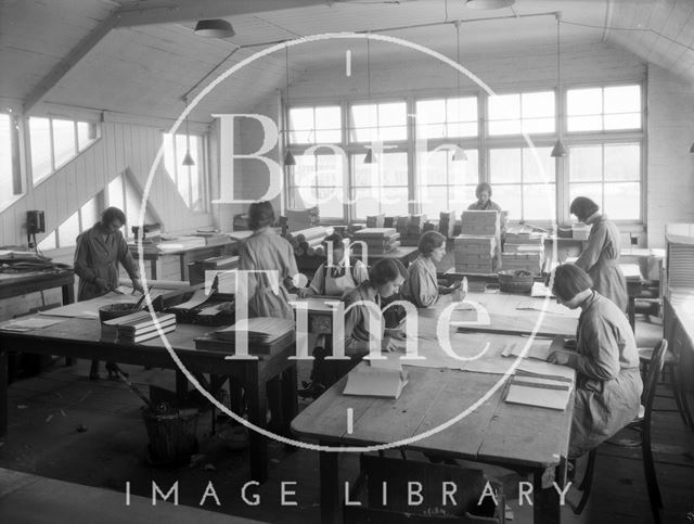 The Cedric Chivers bookbinders, Portway House, Combe Park, Bath 1931