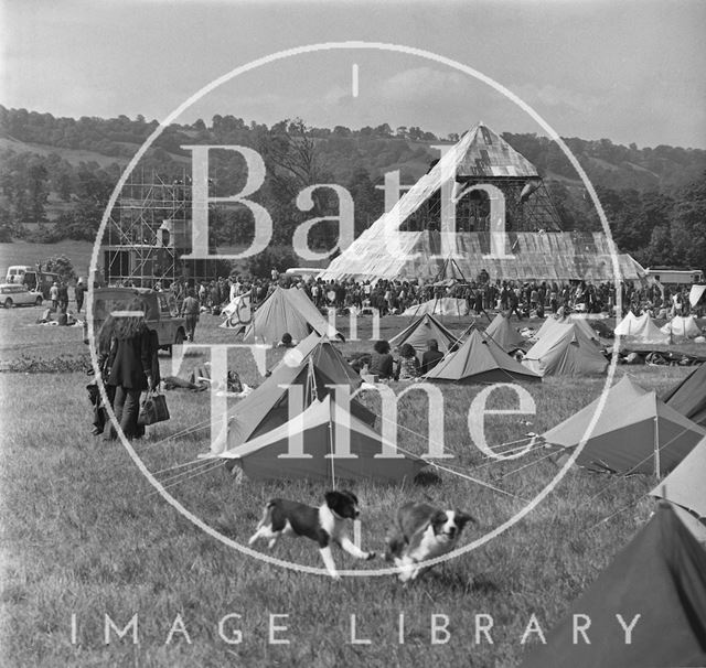 The Glastonbury Free Festival, Somerset 1971