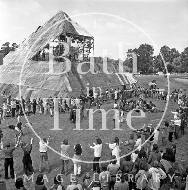 The Glastonbury Free Festival, Somerset 1971