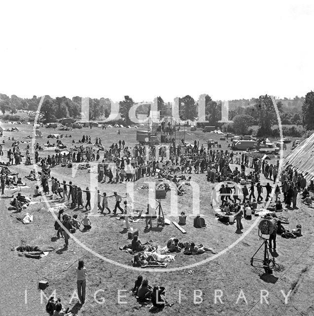 The Glastonbury Free Festival, Somerset 1971