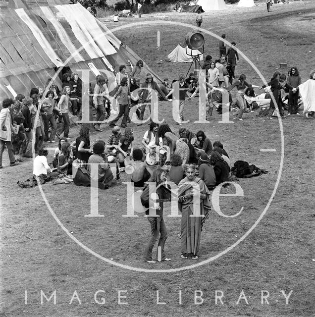 The Glastonbury Free Festival, Somerset 1971