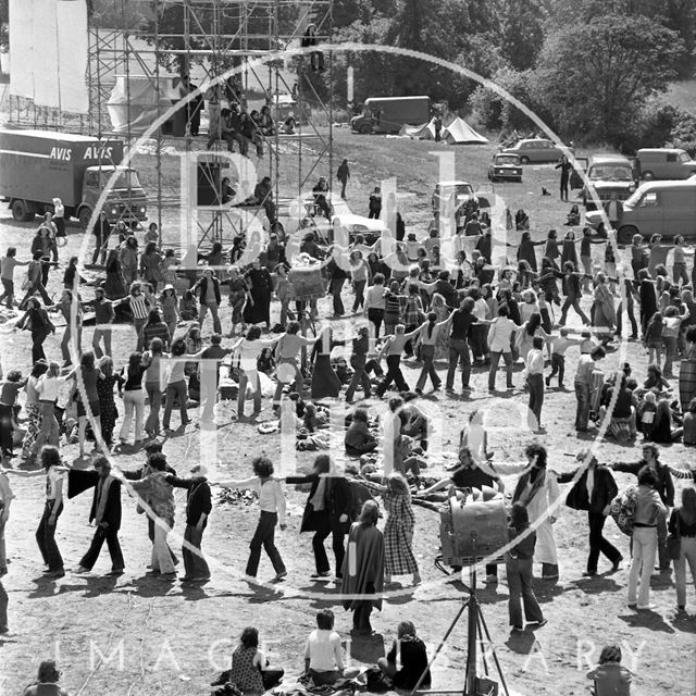 The Glastonbury Free Festival, Somerset 1971