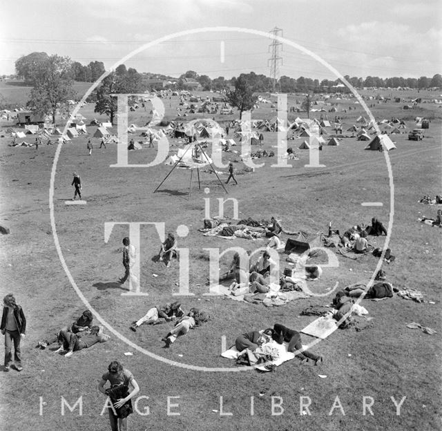 The Glastonbury Free Festival, Somerset 1971