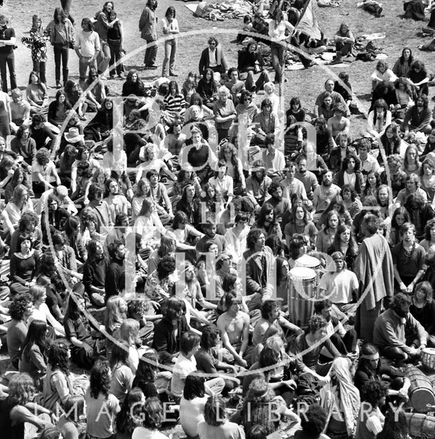 The Glastonbury Free Festival, Somerset 1971