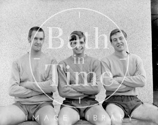 Three goalkeepers for a local football team in the Bath/Bristol region? c.1963