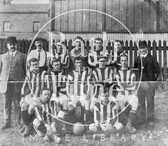 A very early team photograph of Bath City football team c.1890?