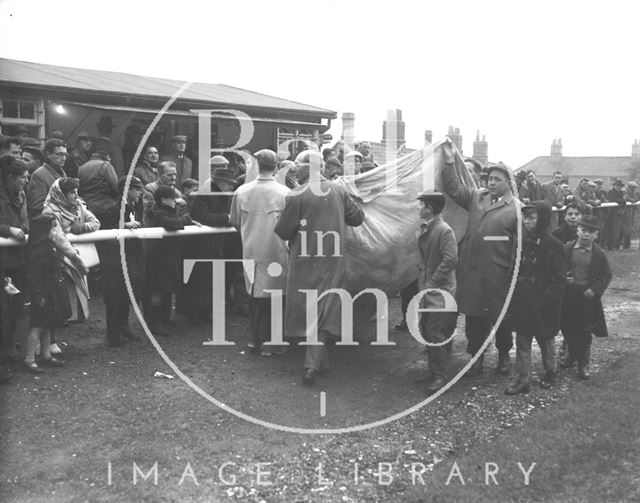 Crowd scene at Bath City Football Club c.1962