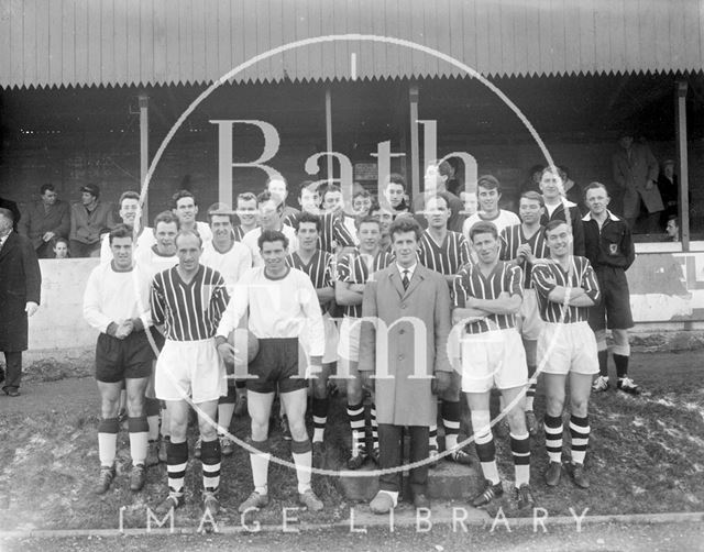 Bath City Football Club and an unidentified team c.1962