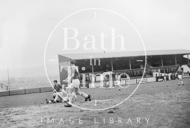 Action at Bath City Football Club c.1962