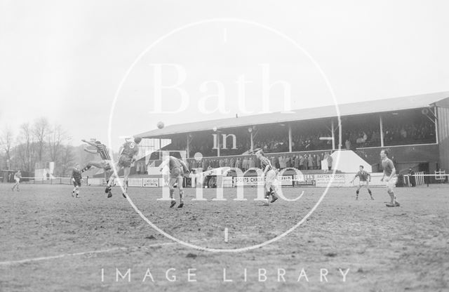 Action at Bath City Football Club c.1962