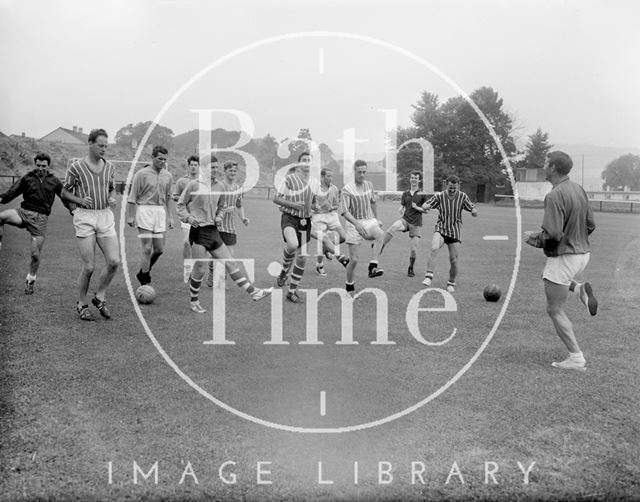 Bath City Football Club in training c.1962