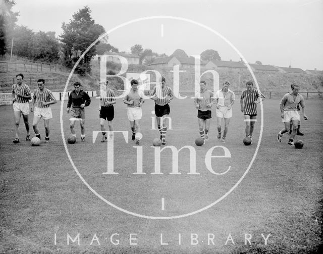 Bath City Football Club in training c.1962