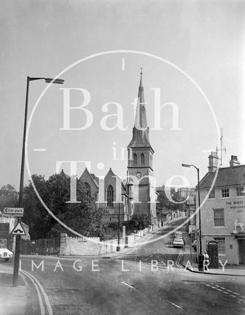 Claverton Street and Widcombe Hill, Widcombe, Bath c.1963