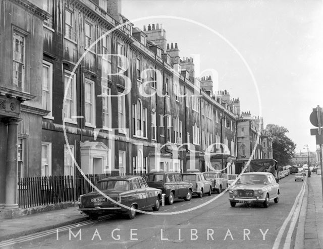 View up Brock Street, Bath c.1963