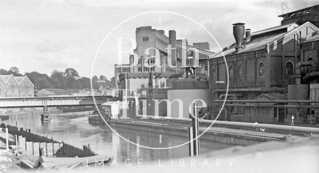 The Bath Gas Works and Windsor Bridge c.1963