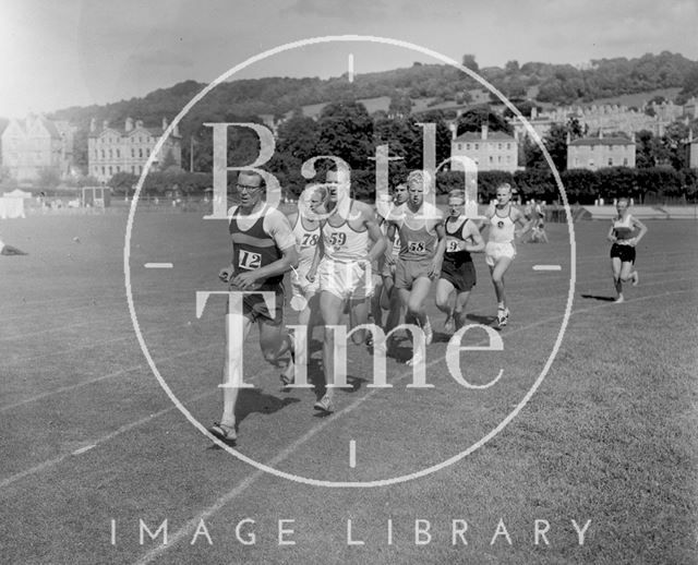 Athletics at the Recreation Ground, Bath c.1963