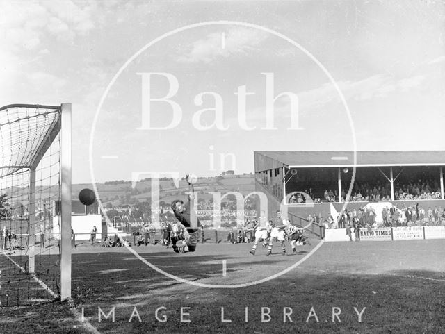 Bath City Football Club vs. an unidentified team c.1962