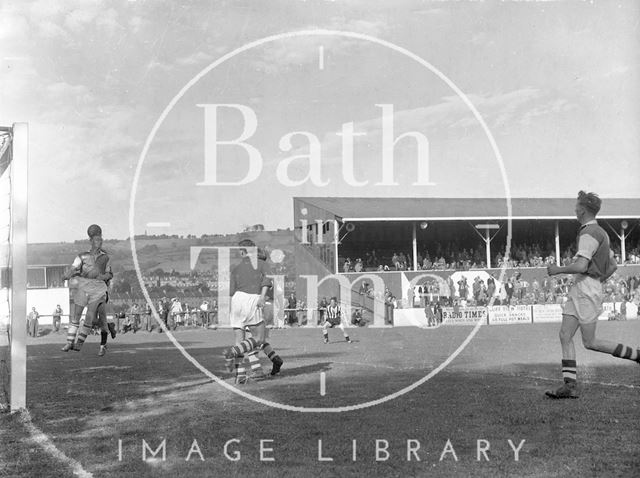 Bath City Football Club vs. an unidentified team c.1962