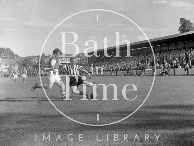 Bath City Football Club vs. an unidentified team c.1962