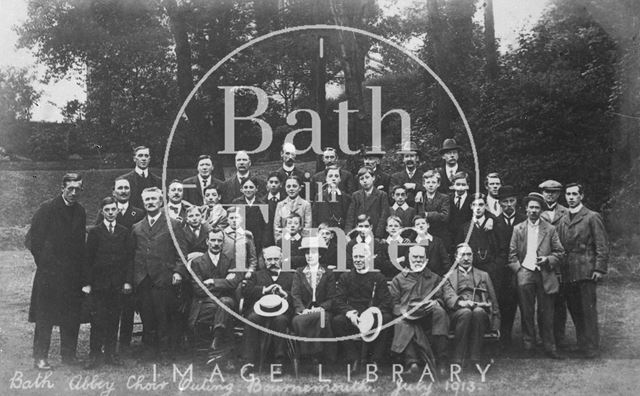 Bath Abbey Choir Outing to Bournemouth 1913