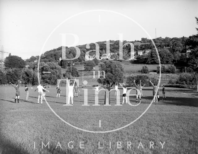 Walcot Rugby Football Club in Training at the Lambridge Training Ground, Bath c.1963