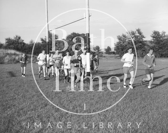 Walcot Rugby Football Club in Training at the Lambridge Training Ground, Bath c.1963