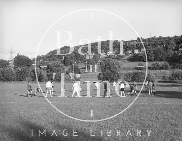 Walcot Rugby Football Club in Training at the Lambridge Training Ground, Bath c.1963