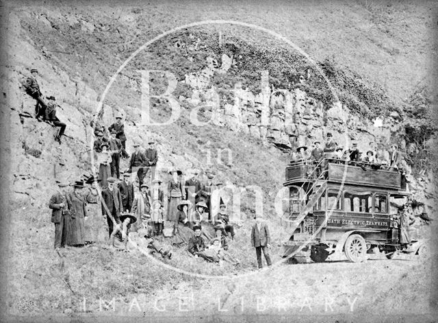 An outing to Cheddar Gorge with Bath Electric Tramways c.1905