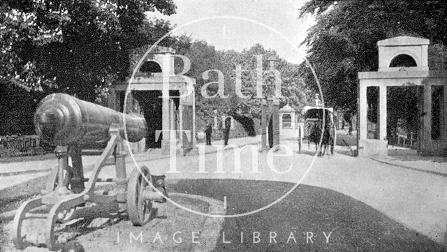 Canons at Royal Victoria Park, Bath c.1910