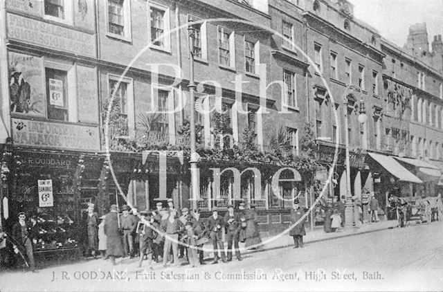 J.R. Goddard, Fruit Salesman & Commission Agent, High Street, Bath c.1905