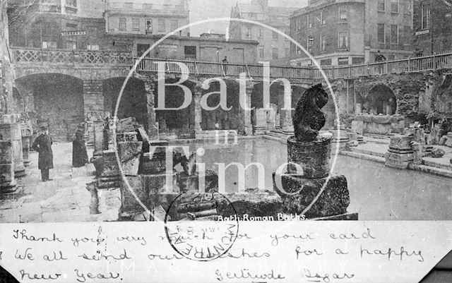 The Roman Baths, Bath c.1900