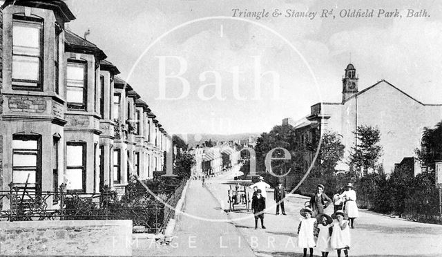 Triangle and Stanley Road, Oldfield Park, Bath c.1900