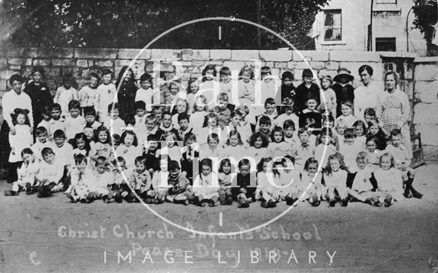 Christ Church Infants School photo, Peace Day, Bath 1919