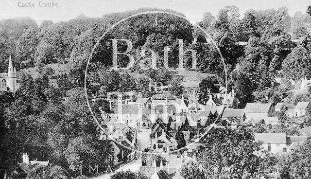 View of Castle Combe, Wiltshire c.1920