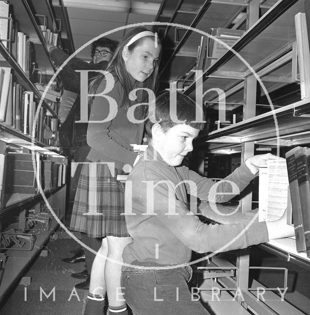 University of Bath Library move 1971