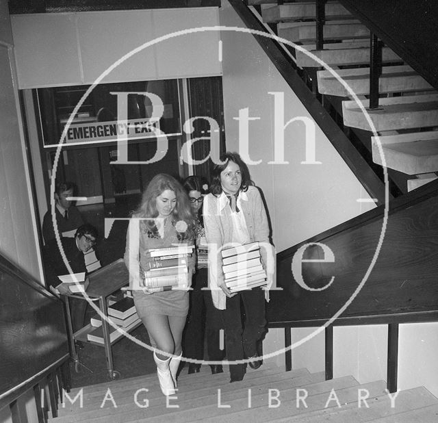 University of Bath Library move 1971