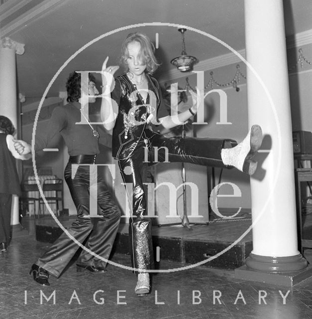 HTV Go Go Dancers auditions at the Octagon Chapel, Milsom Street, Bath 1970