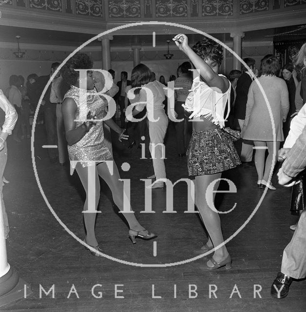 HTV Go Go Dancers auditions at the Octagon Chapel, Milsom Street, Bath 1970